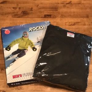 Rocky Underwear & Socks - NEW Men’s Rocky Fleece Thermals Medium Black Rocky Underwear & Socks - NEW Men’s Rocky Fleece Thermals Medium Black